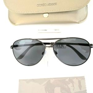 New Giorgio Armani Polarized Aviator Sunglasses